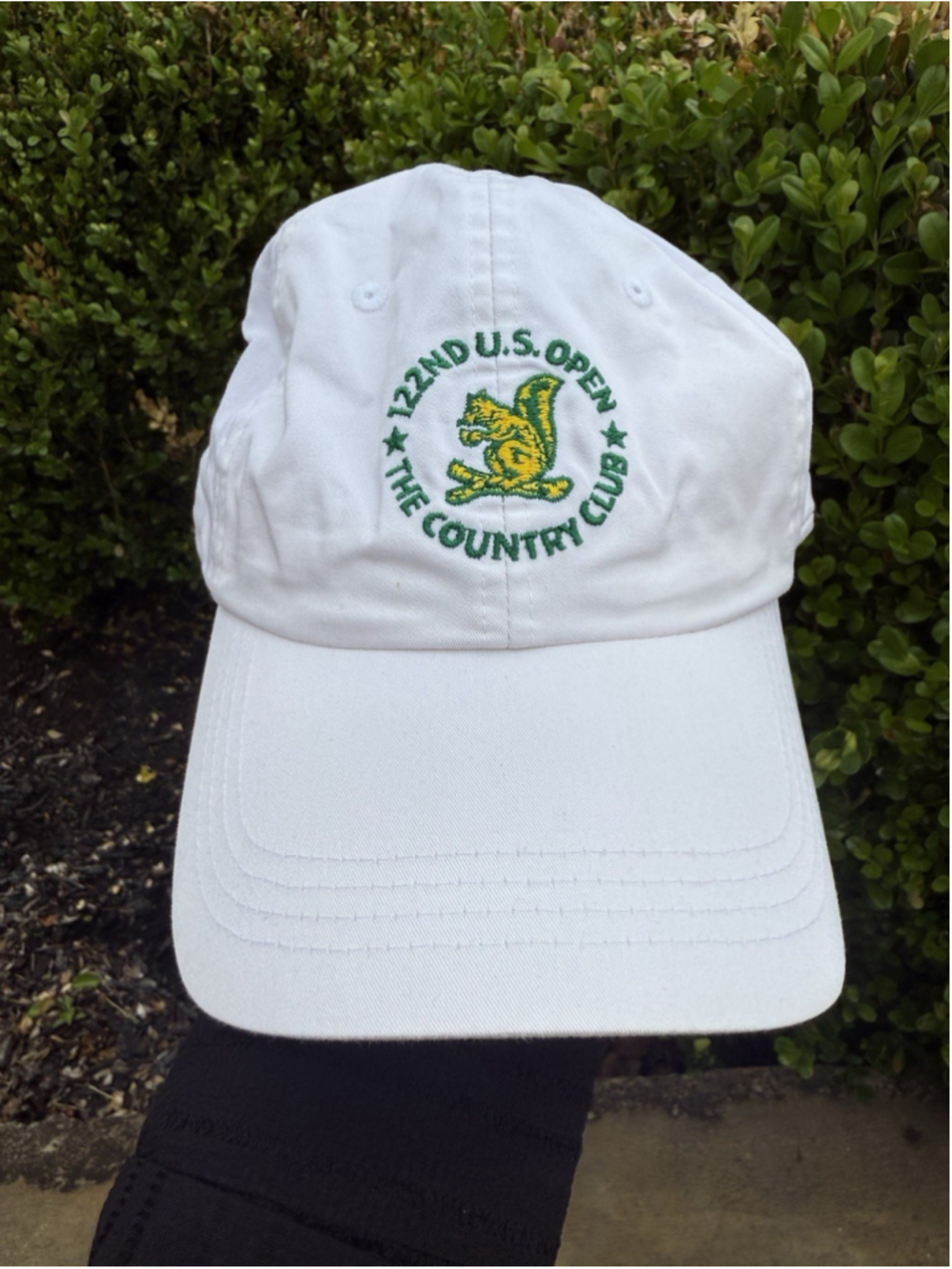 The Country Club Hat US Open 122nd 2022 Baseball Golf Cap White Green OSFA USGA